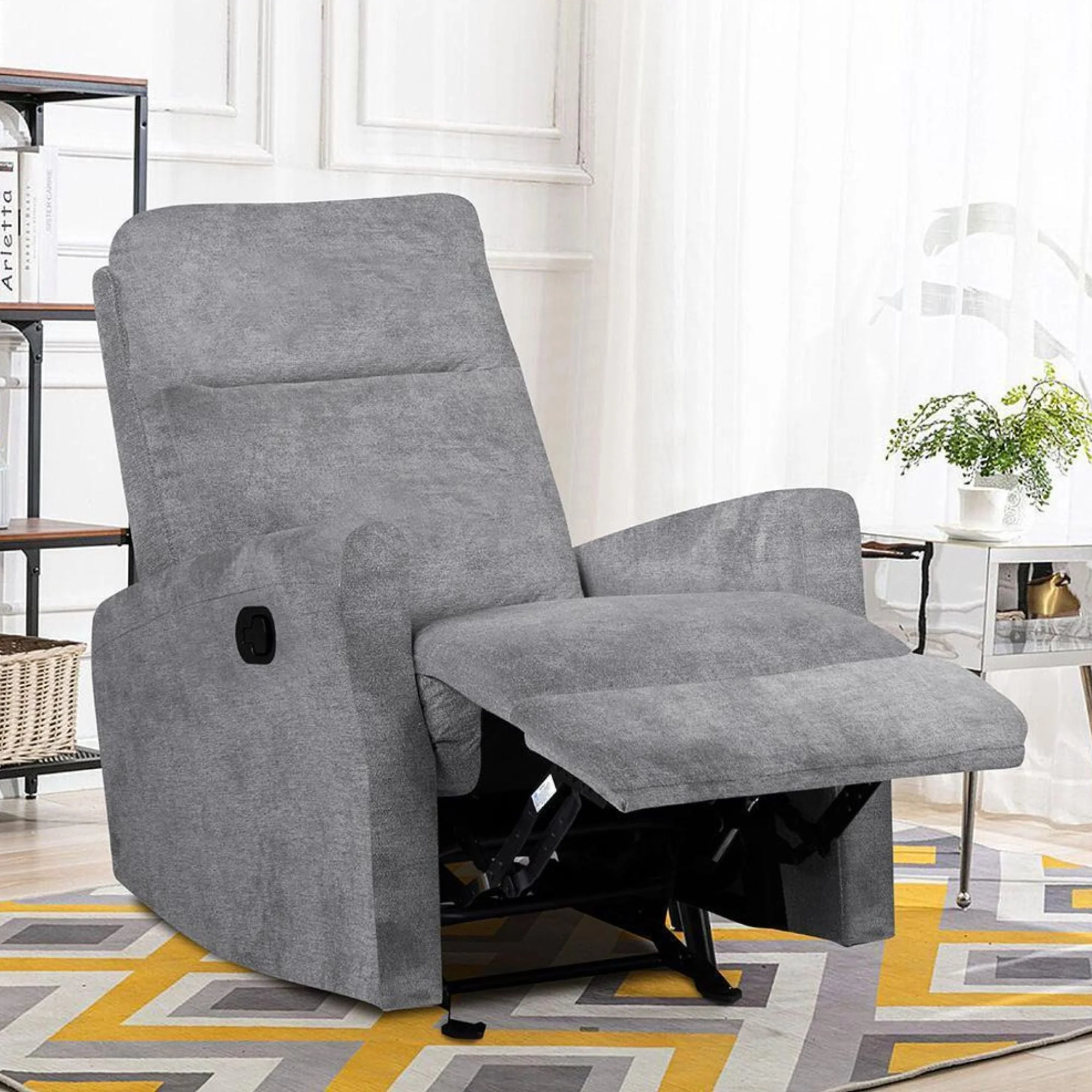 Zoya Fabric Glider Recliner Chair - Image 3